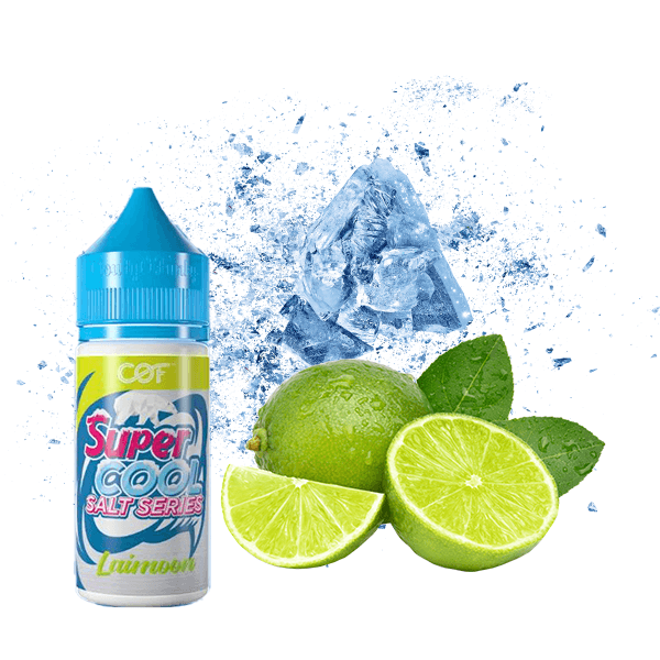 COF Salt Nic Super Cool Lai Moon 30ml 35mg (ソルトニコチン、レモン、ライム、強い清涼感)
